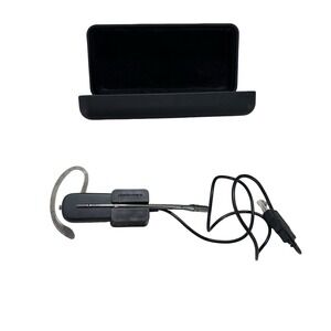 Plantronics WH500 Bluetooth Single Earbud Boom Headset+Charge Base CO54 hook